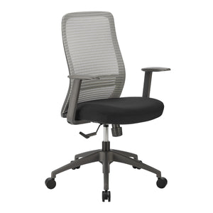 Kasper Midback Office Chair Breathable Mesh Back Molded Foam Seat Ergonomic Nylon Frame