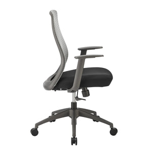 Kasper Midback Office Chair Breathable Mesh Back Molded Foam Seat Ergonomic Nylon Frame