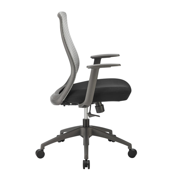 Kasper Midback Office Chair Breathable Mesh Back Molded Foam Seat Ergonomic Nylon Frame