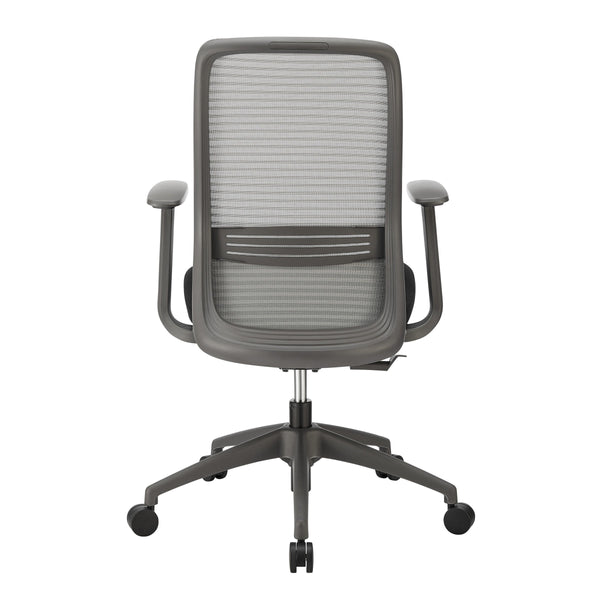 Kasper Midback Office Chair Breathable Mesh Back Molded Foam Seat Ergonomic Nylon Frame