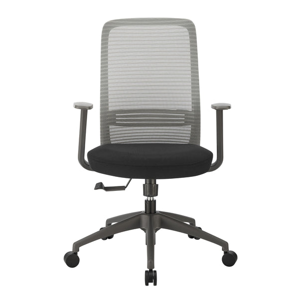 Kasper Midback Office Chair Breathable Mesh Back Molded Foam Seat Ergonomic Nylon Frame