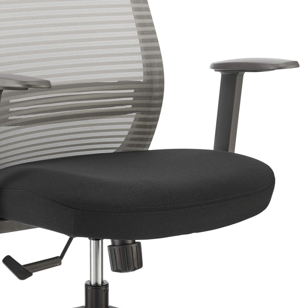 Kasper Midback Office Chair Breathable Mesh Back Molded Foam Seat Ergonomic Nylon Frame