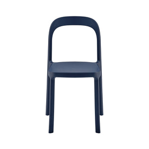 Lance Stackable Contemporary Outdoor Side Chair for Indoor Patio and Modern Dining Use