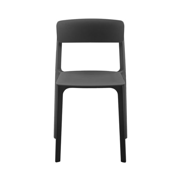 Tibo Stackable Indoor Outdoor Side Chair Versatile Colorful Modern Seating for Patio Garden