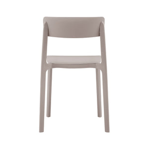 Tibo Stackable Indoor Outdoor Side Chair Versatile Colorful Modern Seating for Patio Garden