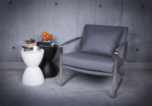 Sallie Outdoor Hourglass Plastic Stool Versatile All Weather Accent Seating for Patio or Indoors