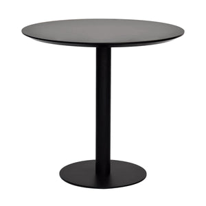 Paras Round Bistro Dining Table Steel Base Melamine Top Modern Kitchen and Decor