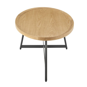 Niklaus 47 Inch Oval Veneer Coffee Table with Sleek Steel Base for Modern Living Rooms