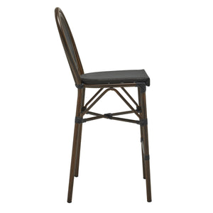 Erlend Stackable Aluminum Outdoor Barstool Breathable Mesh Seat for Patio Entertaining