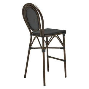 Erlend Stackable Aluminum Outdoor Barstool Breathable Mesh Seat for Patio Entertaining