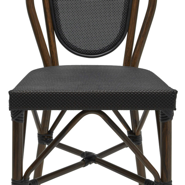 Erlend Stackable Aluminum Outdoor Barstool Breathable Mesh Seat for Patio Entertaining