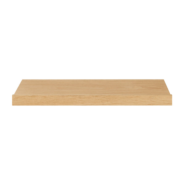 EE Test Vendor Bianca Modern Floating Wall Shelf with Walnut Finish for Books and Decor Display EETEST-90424-OAK