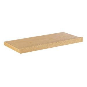Bianca Modern Floating Wall Shelf with Walnut Finish for Books and Decor Display