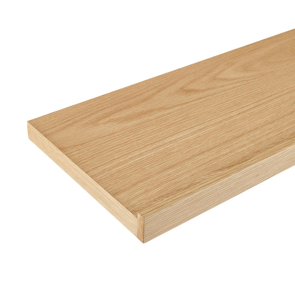 Bianca Modern Floating Wall Shelf with Walnut Finish for Books and Decor Display