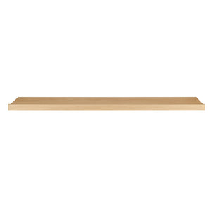 EE Test Vendor Bianca Modern Walnut Finish Wall Shelf for Books Decor and Display Accents EETEST-90428-OAK