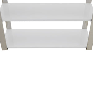 Dillon Five Shelf Bookcase with Steel Frame for Modern Office Storage and Display