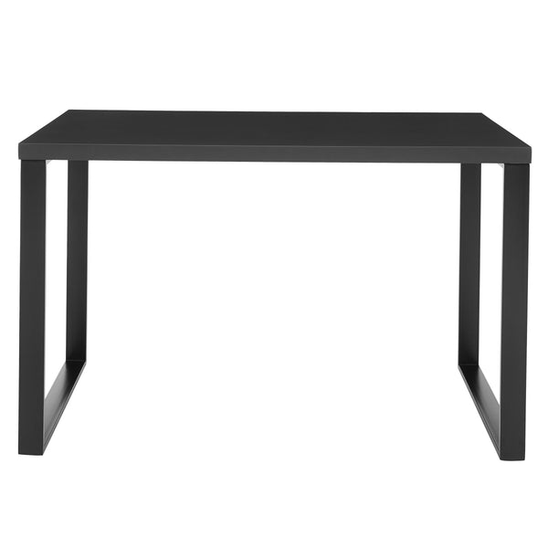 Dillon 48 Inch Executive Writing Desk with Metal Base for Modern Office Workspace Productivity