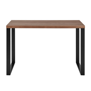 Dillon 48 Inch Executive Writing Desk with Metal Base for Modern Office Workspace Productivity