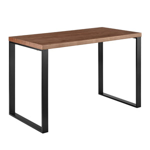 Dillon 48 Inch Executive Writing Desk with Metal Base for Modern Office Workspace Productivity