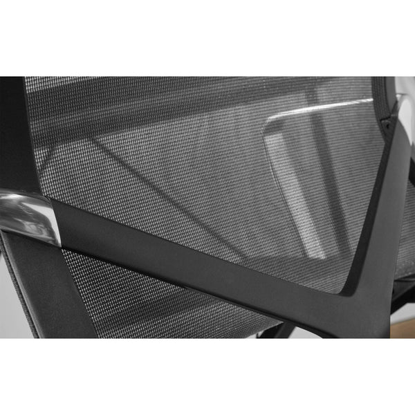 Tertu Breathable Mesh Office Chair with Polished Aluminum Base for Long Hours