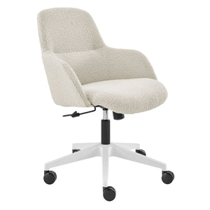 Mia Foam Padded Office Chair with Butterfly Recline Mechanism in Sleek Modern Style