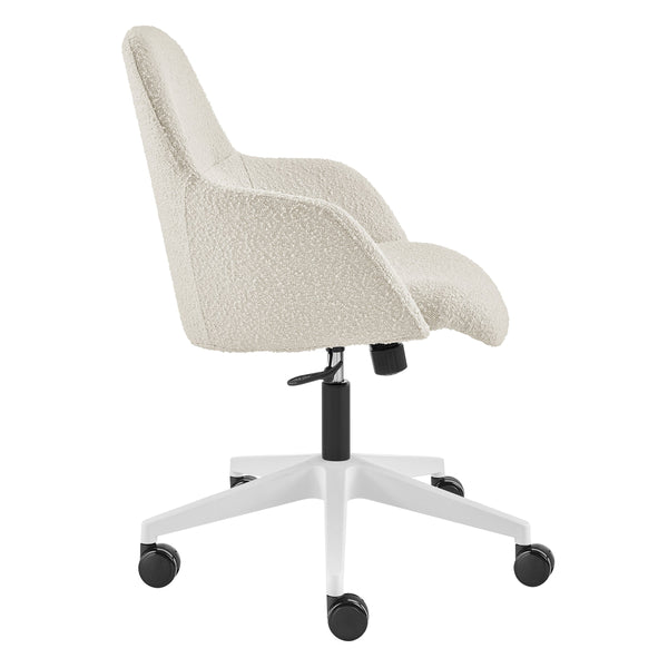 Mia Foam Padded Office Chair with Butterfly Recline Mechanism in Sleek Modern Style