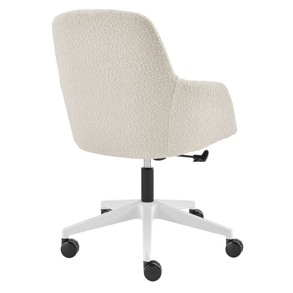 Mia Foam Padded Office Chair with Butterfly Recline Mechanism in Sleek Modern Style