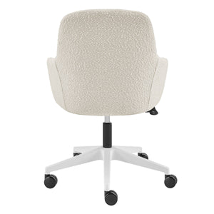 Mia Foam Padded Office Chair with Butterfly Recline Mechanism in Sleek Modern Style