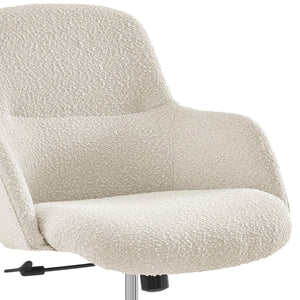 Mia Foam Padded Office Chair with Butterfly Recline Mechanism in Sleek Modern Style