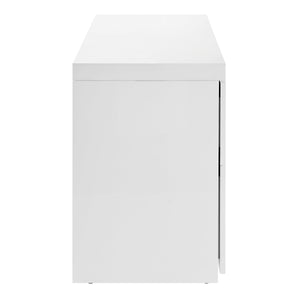 Tresero Modern Lacquered Writing Desk with Four Drawers for a Sleek Home Office