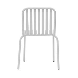 Enid Powder Coated Steel Slat Outdoor Patio Chair Weather Resistant Set of 2