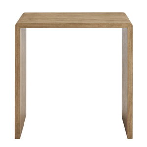 Nova Nesting Side Tables Set of 2 Modern Living Room Accent Pair with Fluid Design