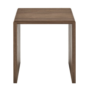 Nova Nesting Side Tables Set of 2 Modern Living Room Accent Pair with Fluid Design
