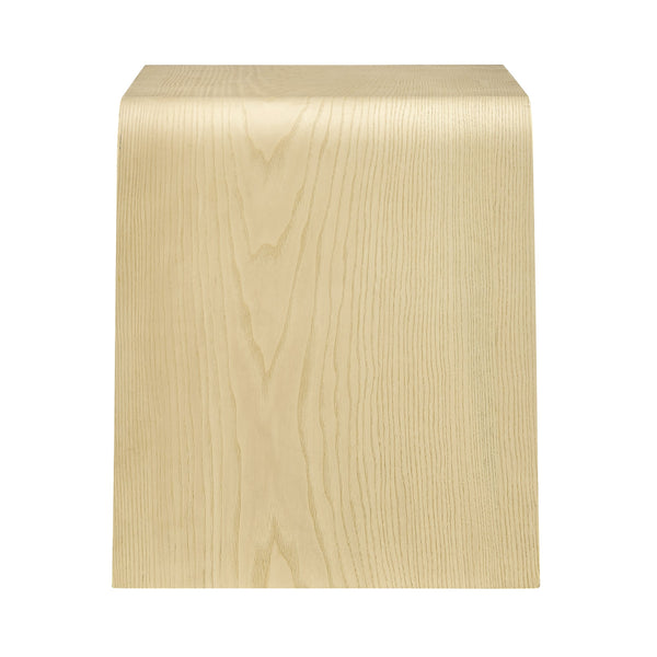 Anise Minimalist Plywood Side Table with Ash Veneer for Modern Living Room Decor