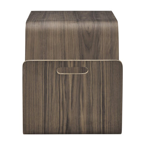 Anise Minimalist Plywood Side Table with Ash Veneer for Modern Living Room Decor
