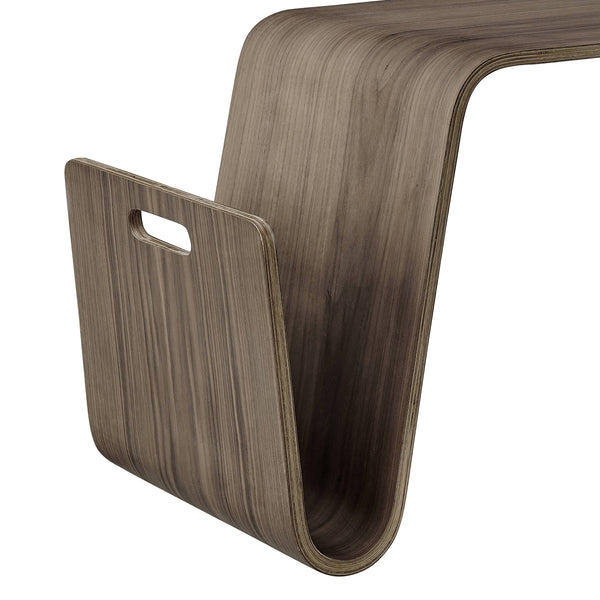 Anise Minimalist Plywood Side Table with Ash Veneer for Modern Living Room Decor