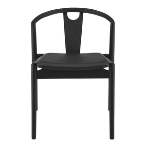 Blanche Foam Cushioned Dining Side Chair with Elegant Frame for Refined Modern Spaces
