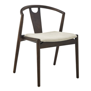 Blanche Foam Cushioned Dining Side Chair with Elegant Frame for Refined Modern Spaces
