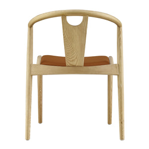 Blanche Foam Cushioned Dining Side Chair with Elegant Frame for Refined Modern Spaces