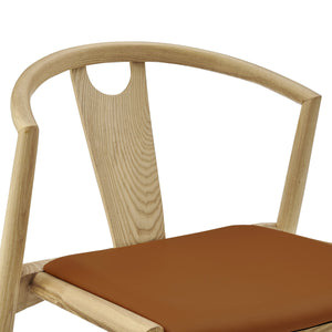 Blanche Foam Cushioned Dining Side Chair with Elegant Frame for Refined Modern Spaces