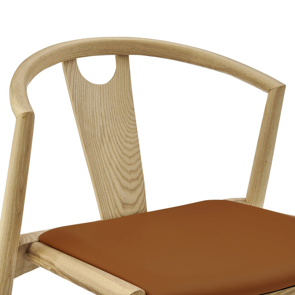 Blanche Foam Cushioned Dining Side Chair with Elegant Frame for Refined Modern Spaces
