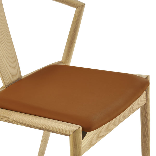 Blanche Foam Cushioned Dining Side Chair with Elegant Frame for Refined Modern Spaces