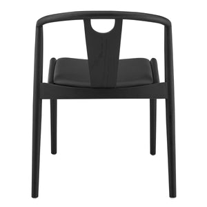 Blanche Foam Cushioned Dining Side Chair with Elegant Frame for Refined Modern Spaces
