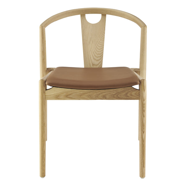 Blanche Foam Cushioned Dining Side Chair with Elegant Frame for Refined Modern Spaces