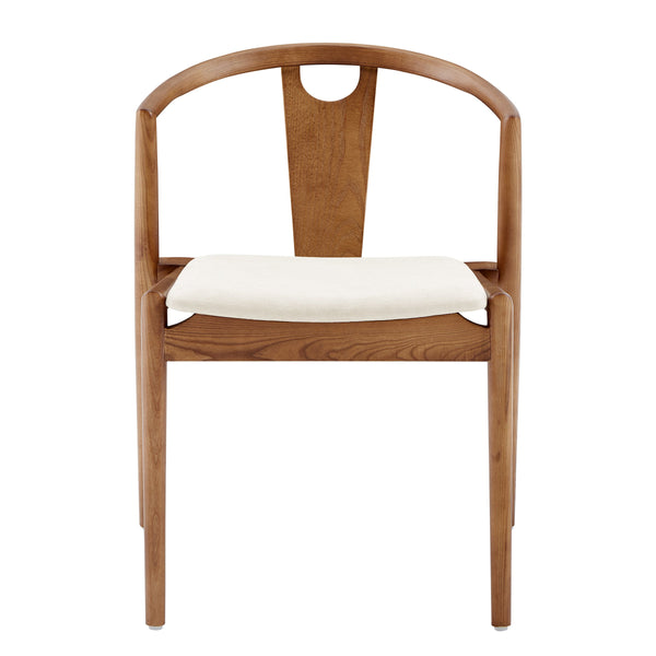 Blanche Foam Cushioned Dining Side Chair with Elegant Frame for Refined Modern Spaces