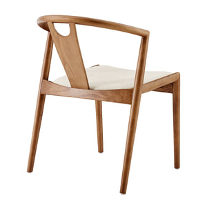 Blanche Foam Cushioned Dining Side Chair with Elegant Frame for Refined Modern Spaces