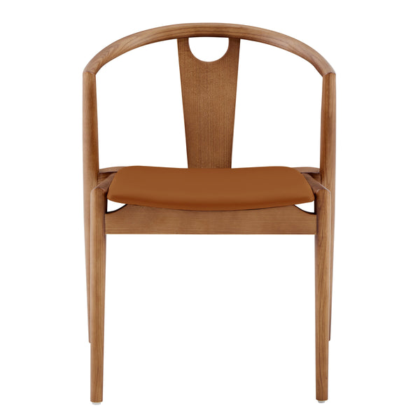 Blanche Foam Cushioned Dining Side Chair with Elegant Frame for Refined Modern Spaces
