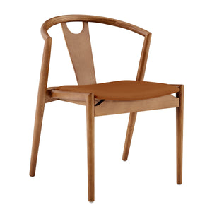 Blanche Foam Cushioned Dining Side Chair with Elegant Frame for Refined Modern Spaces