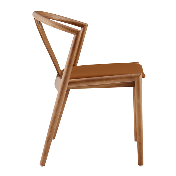 Blanche Foam Cushioned Dining Side Chair with Elegant Frame for Refined Modern Spaces