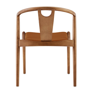 Blanche Foam Cushioned Dining Side Chair with Elegant Frame for Refined Modern Spaces